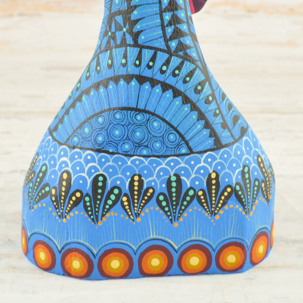 Fish Alebrije Oaxacan Wood Carving - Alebrije Huichol Mexican Folk art magiamexica.com