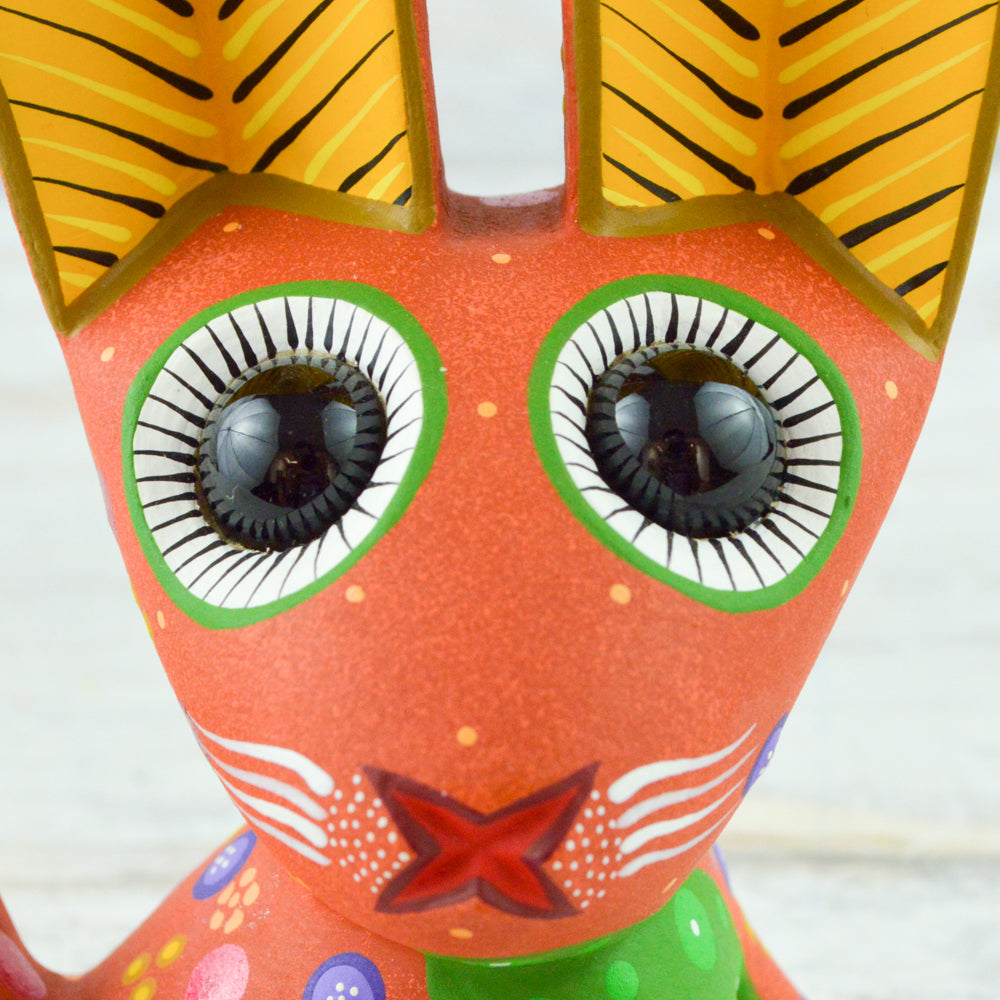Rabbit Alebrije Fragile Artpiece - Magia Mexica 