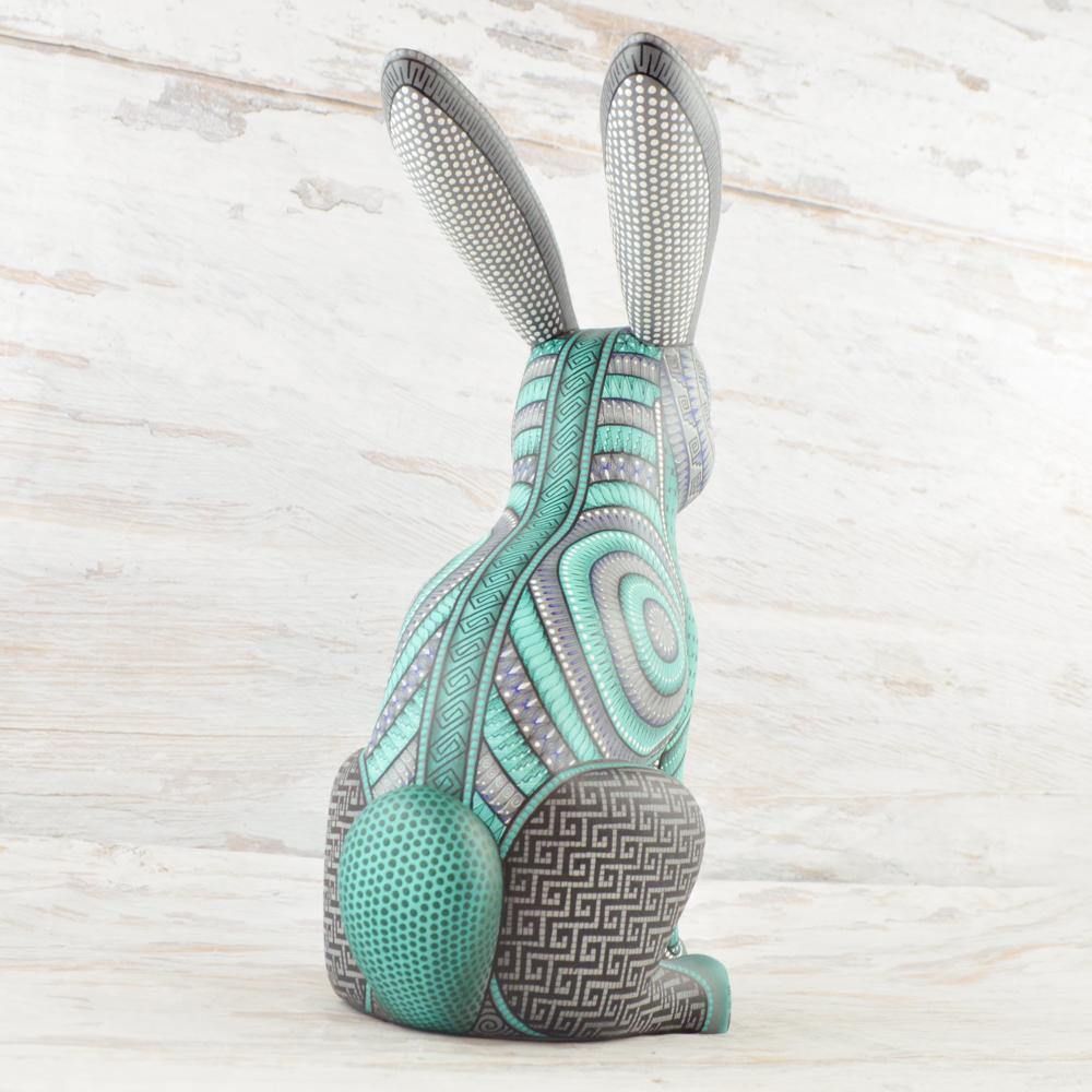Alebrije Oaxacan Wood Carving Rabbit - Magia Mexica