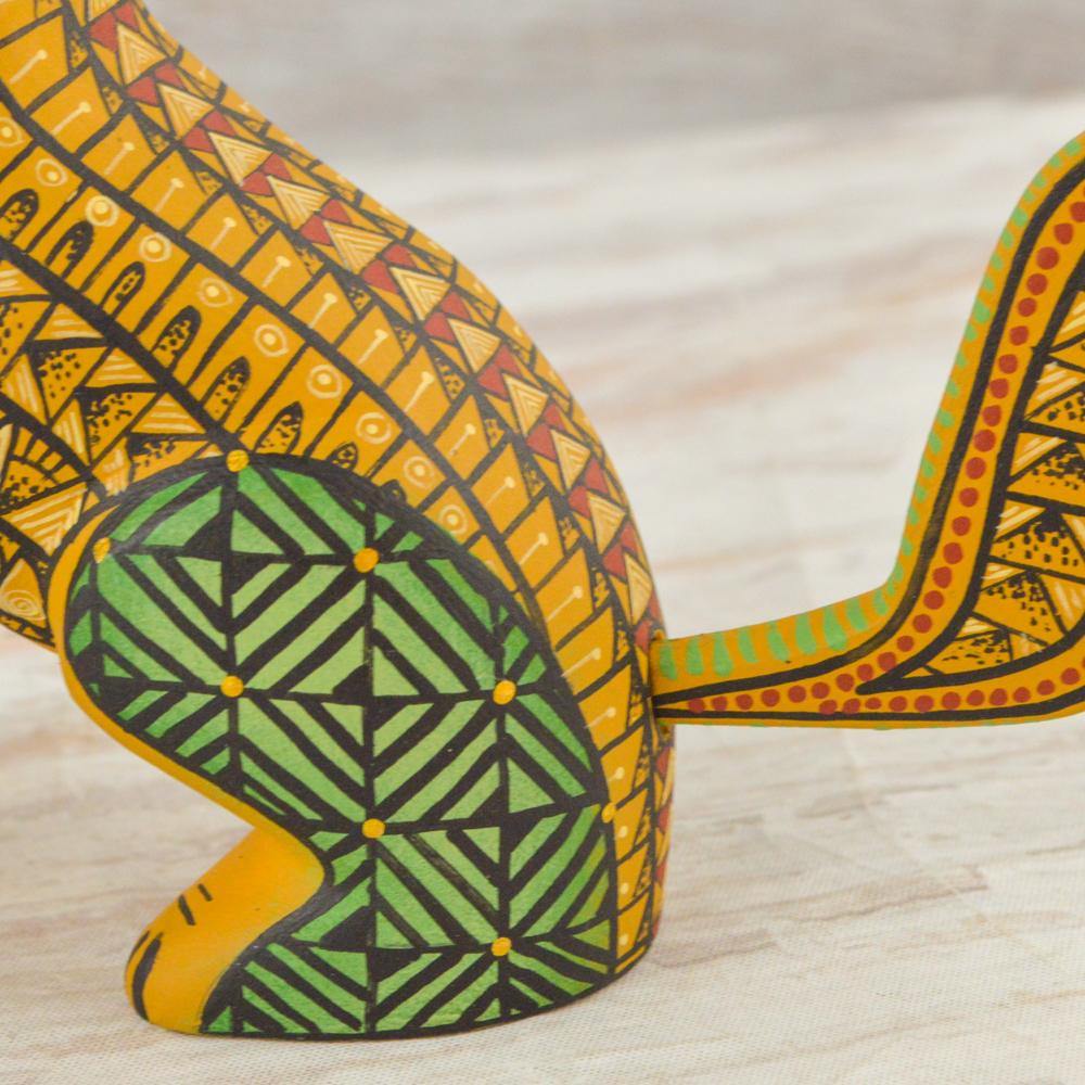 Alebrije Oaxacan Wood Carving Wolf - Magia Mexica