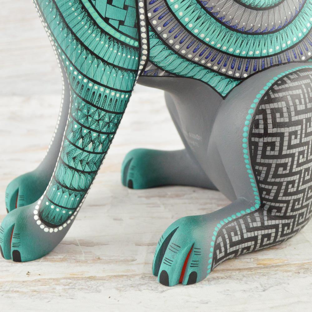 Alebrije Oaxacan Wood Carving Rabbit - Magia Mexica