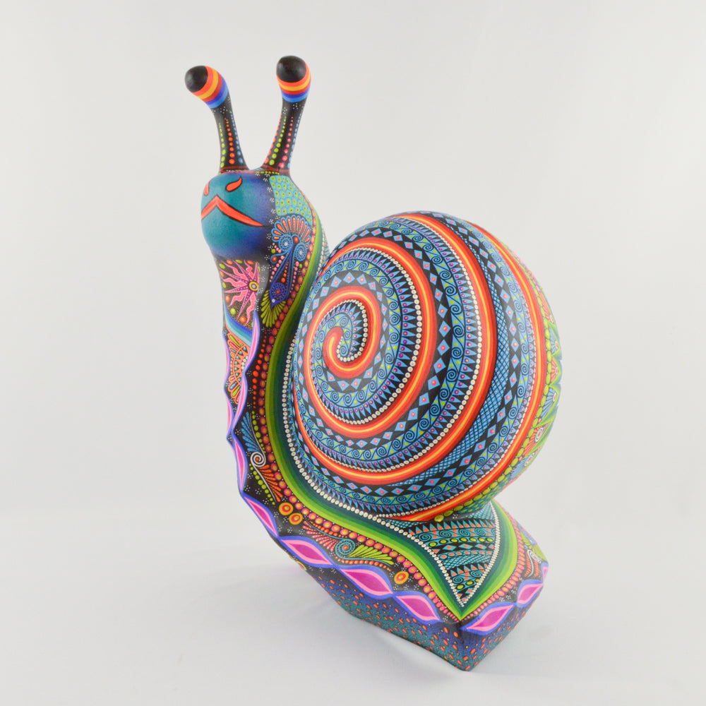 Snail Alebrije Oaxacan Wood Carving - magiamexica.com