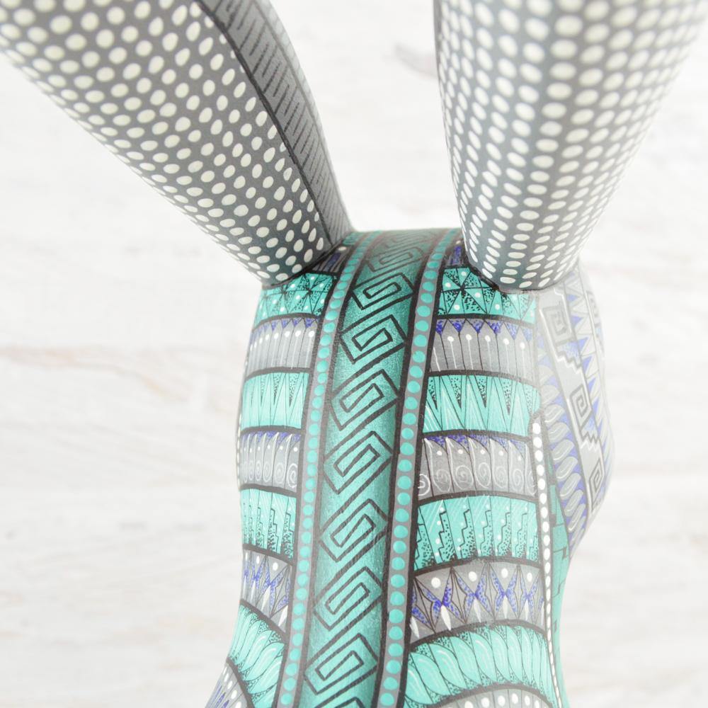 Alebrije Oaxacan Wood Carving Rabbit - Magia Mexica