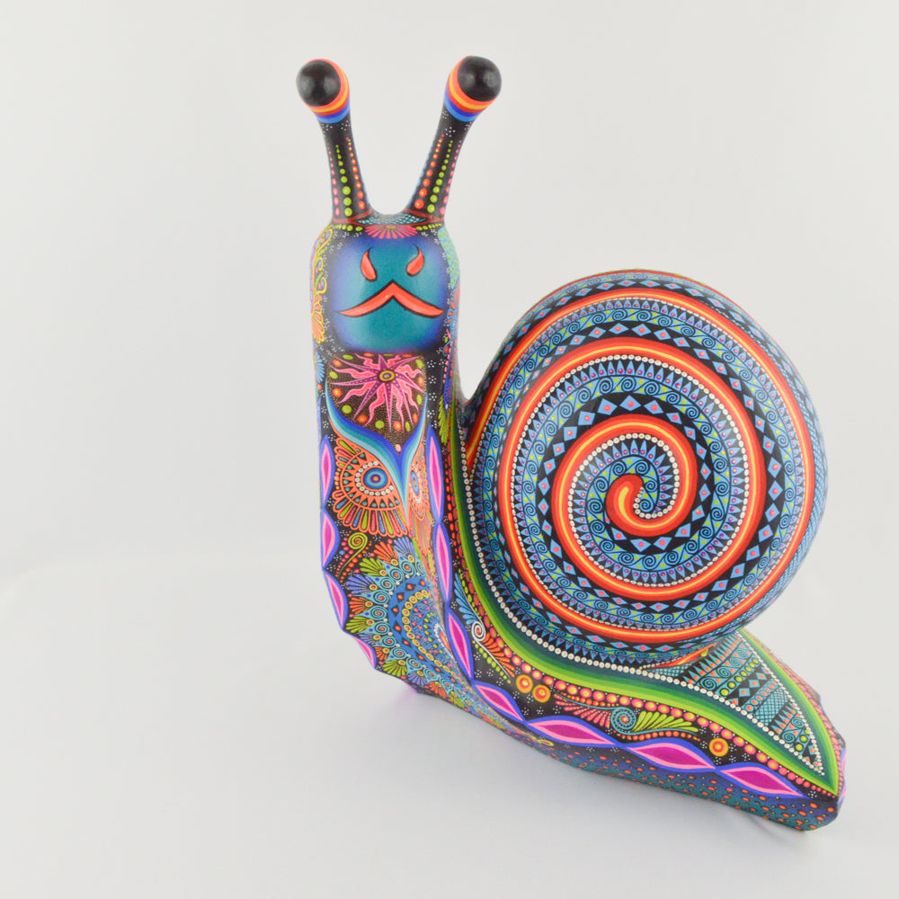 Snail Alebrije Oaxacan Wood Carving - magiamexica.com