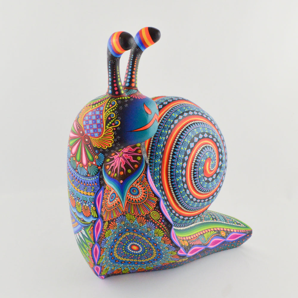 Snail Alebrije Oaxacan Wood Carving - magiamexica.com