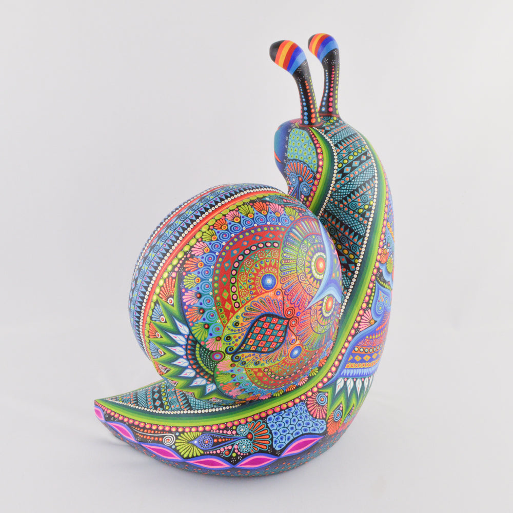 Snail Alebrije Oaxacan Wood Carving - magiamexica.com