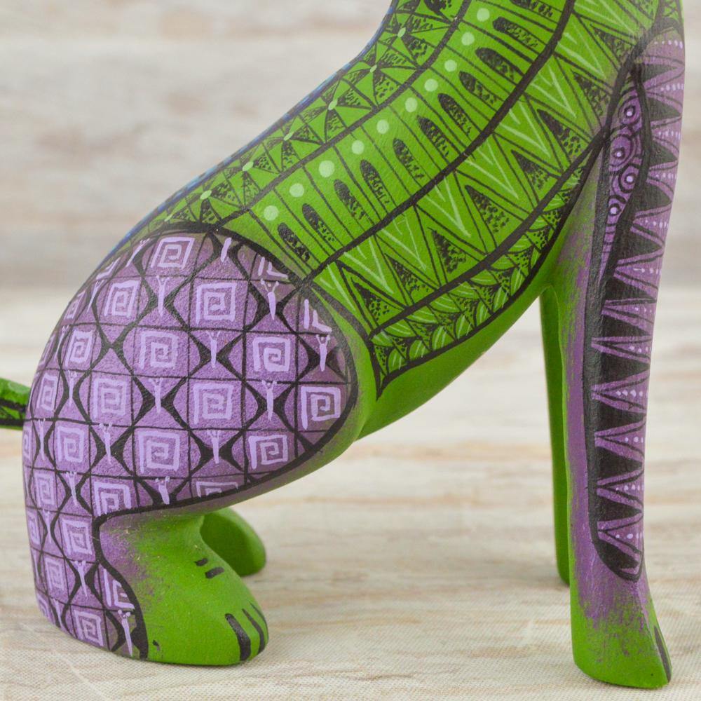 Alebrije Oaxacan Wood Carving Wolf - Magia Mexica