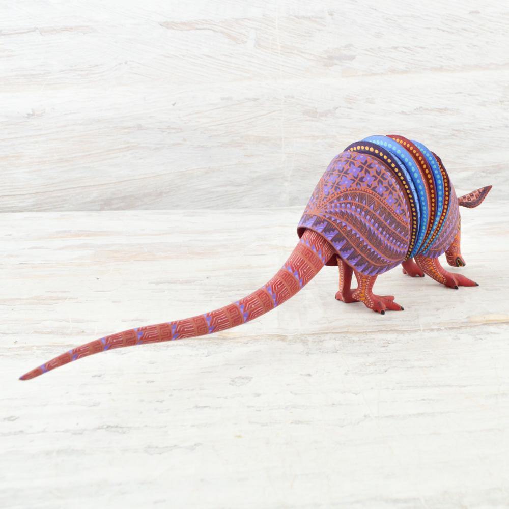 Alebrije Oaxacan Wood Carving Armadillo - Magia Mexica