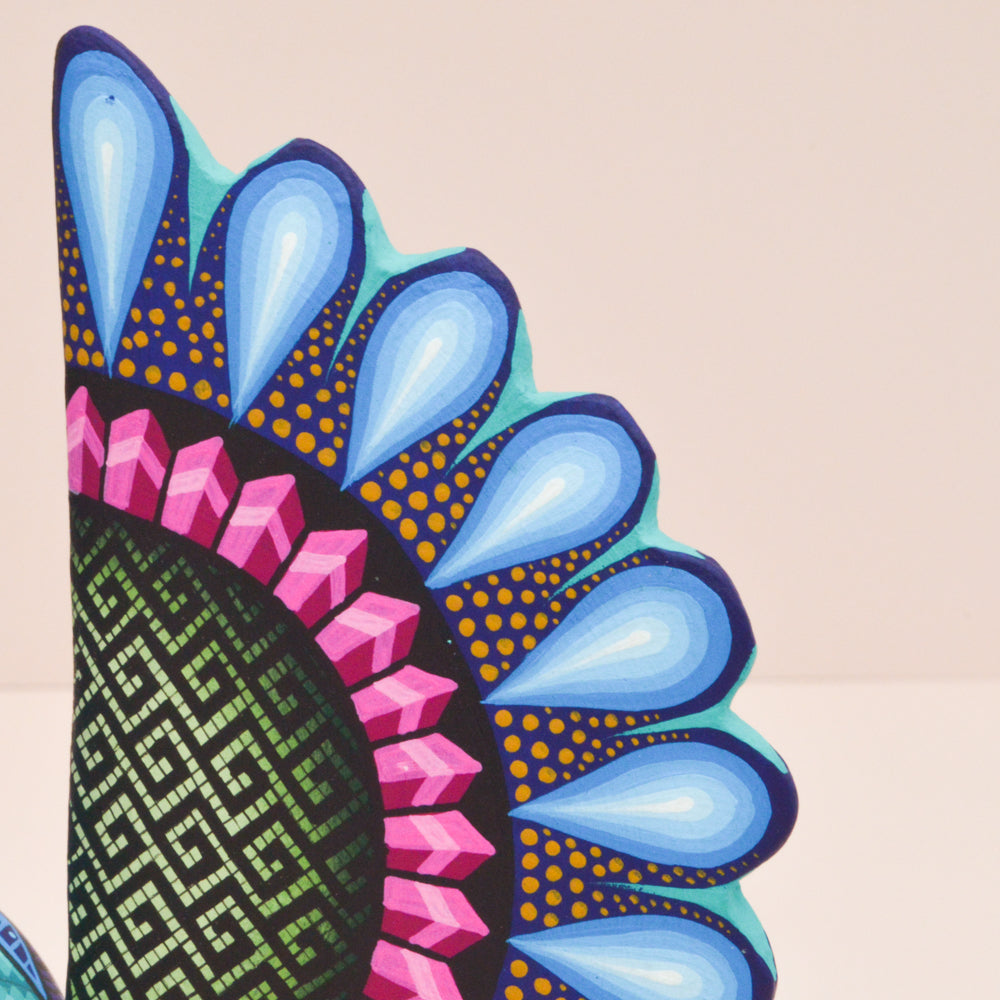 Fox Alebrije Oaxacan Wood Carving - Magia Mexica 