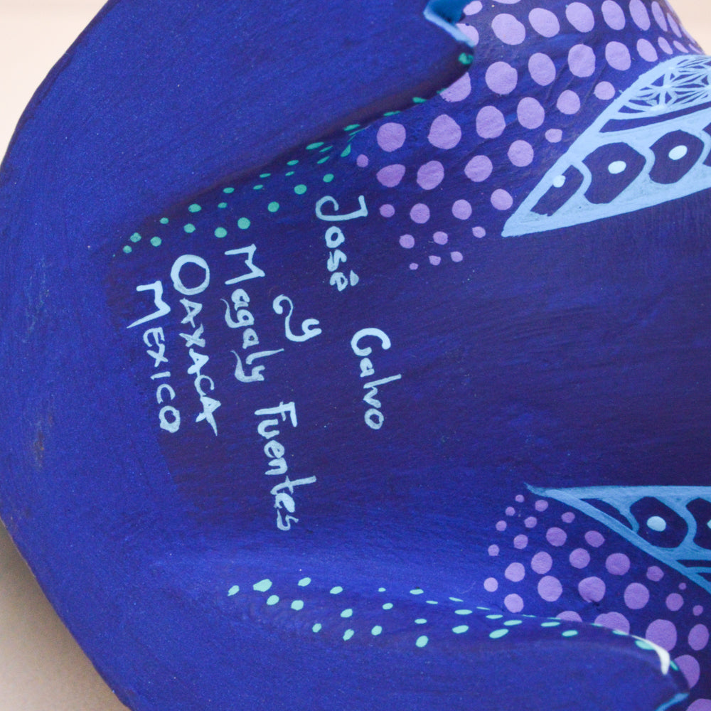 Fox Alebrije Oaxacan Wood Carving - Magia Mexica 