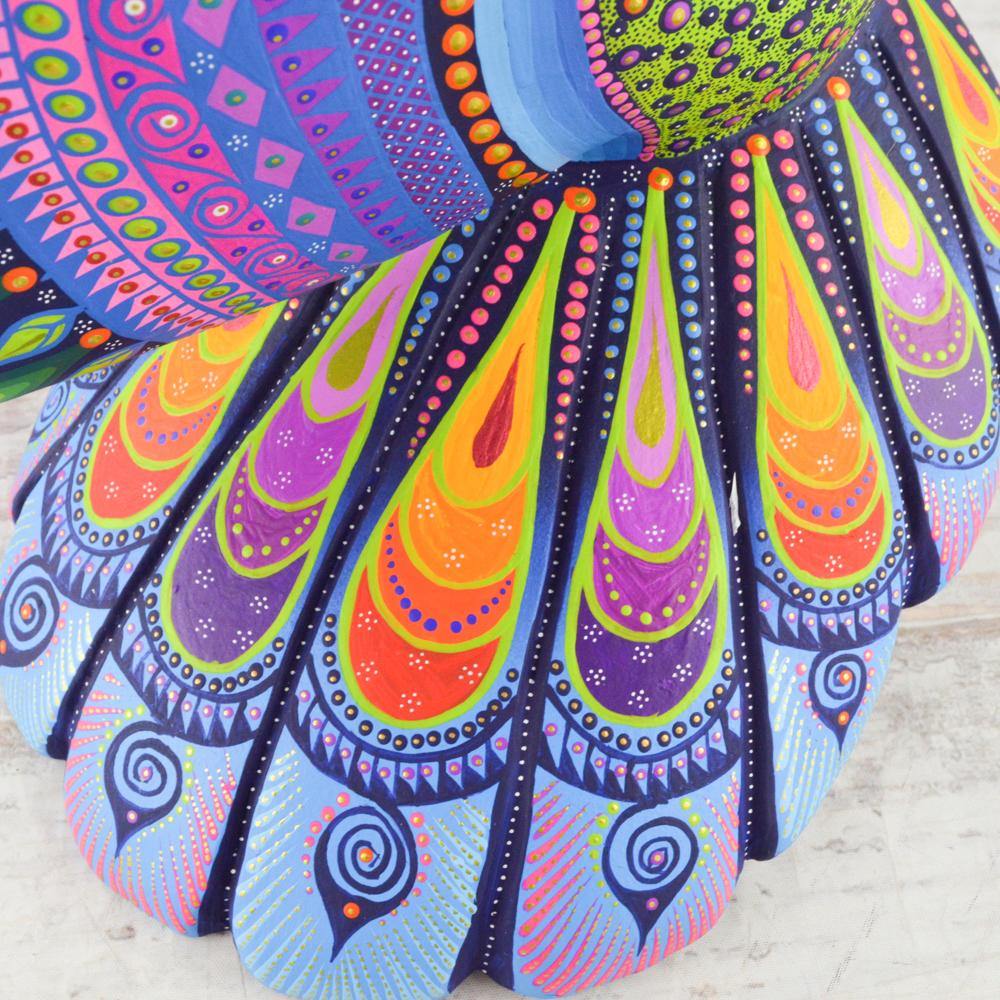 Alebrije Oaxacan Wood Carving Owl - Magia Mexica