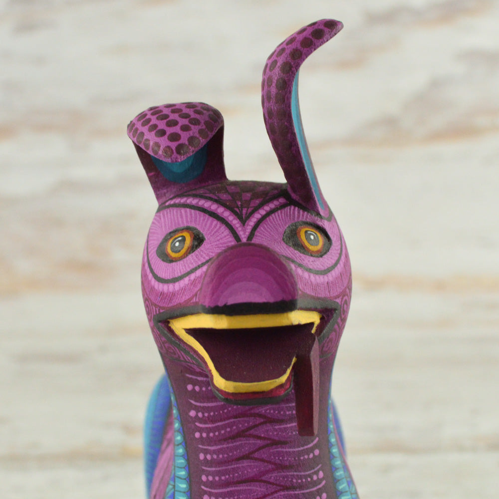 Dog Alebrije Oaxacan Wood Carving - Alebrije Huichol Mexican Folk art magiamexica.com