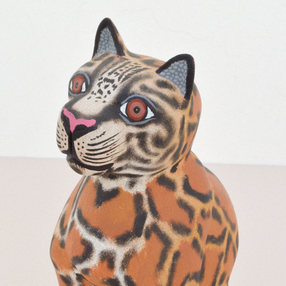 Jaguar Alebrije Wood Carving - magiamexica.com