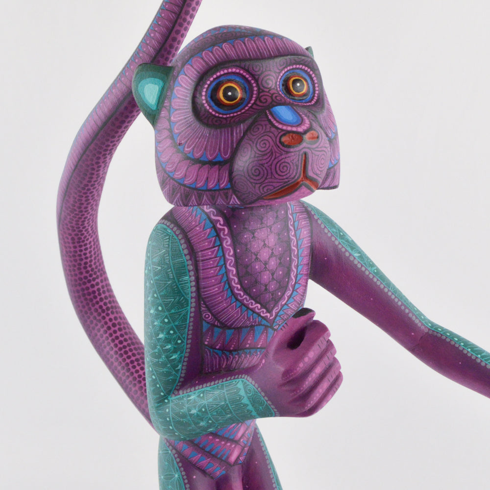 Monkey Alebrije Oaxacan Wood Carving - magiamexica.com