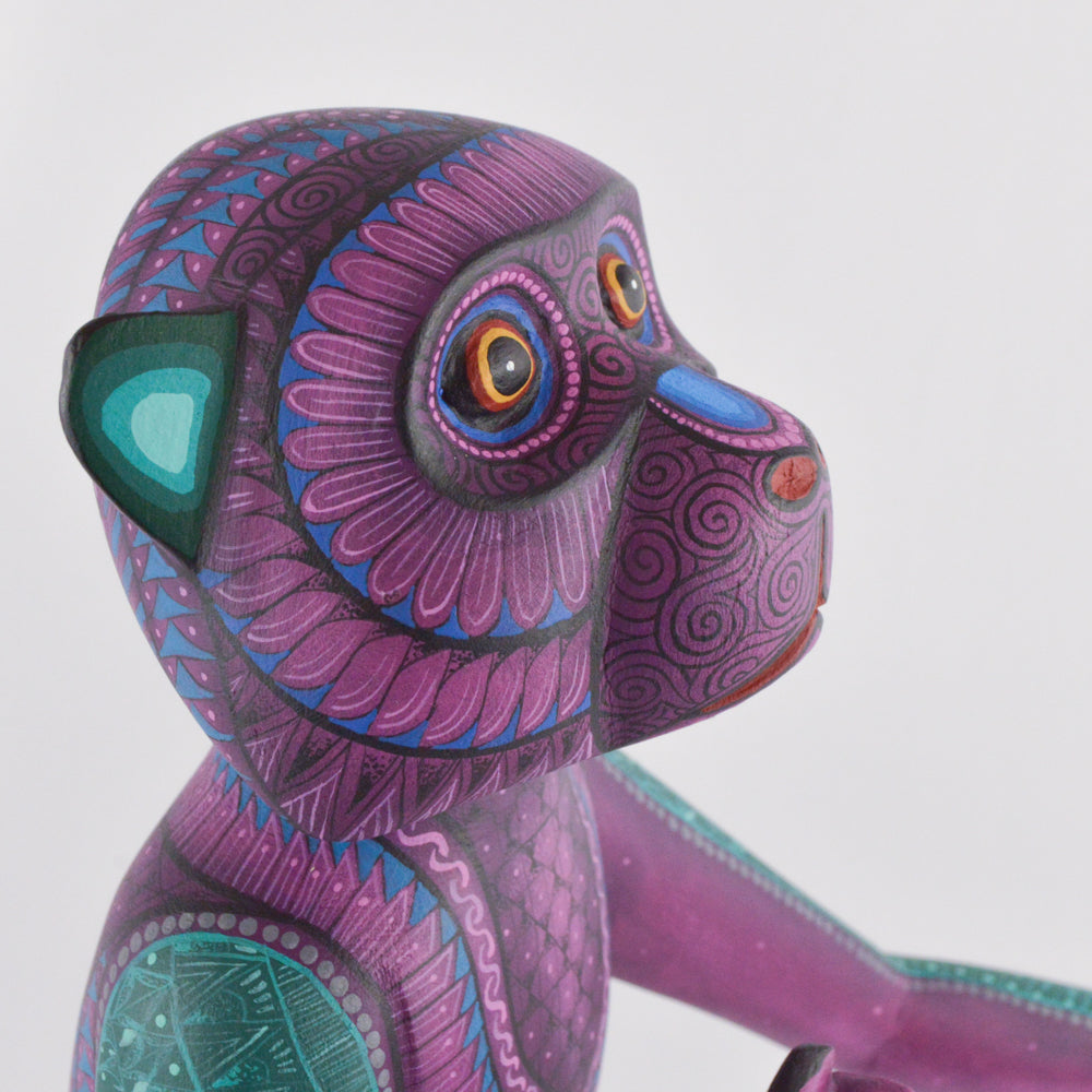 Monkey Alebrije Oaxacan Wood Carving - magiamexica.com