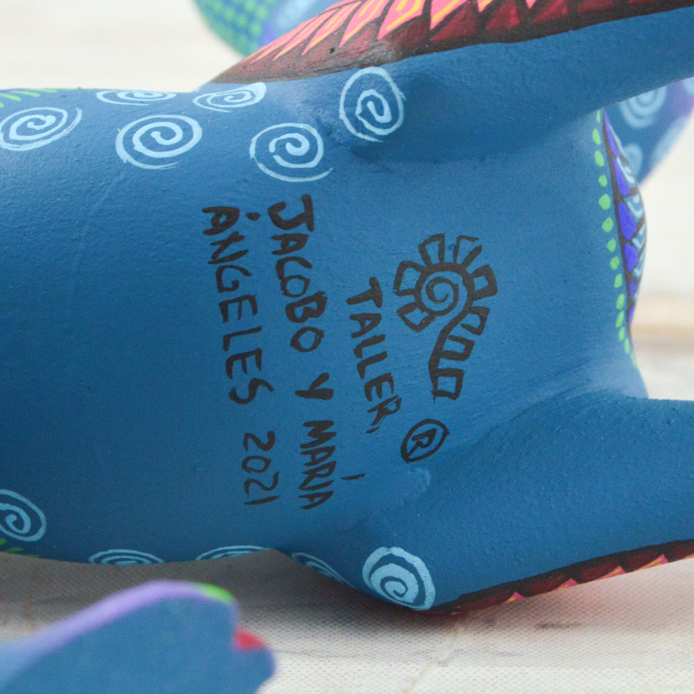 Alebrije Oaxacan Wood Carving Dante - Magia Mexica