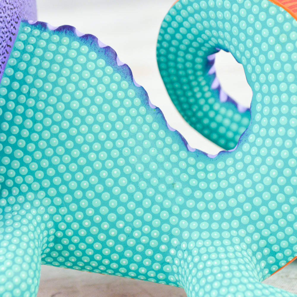 Chameleon Alebrije Wood Carving Handcrafts - Magia Mexica