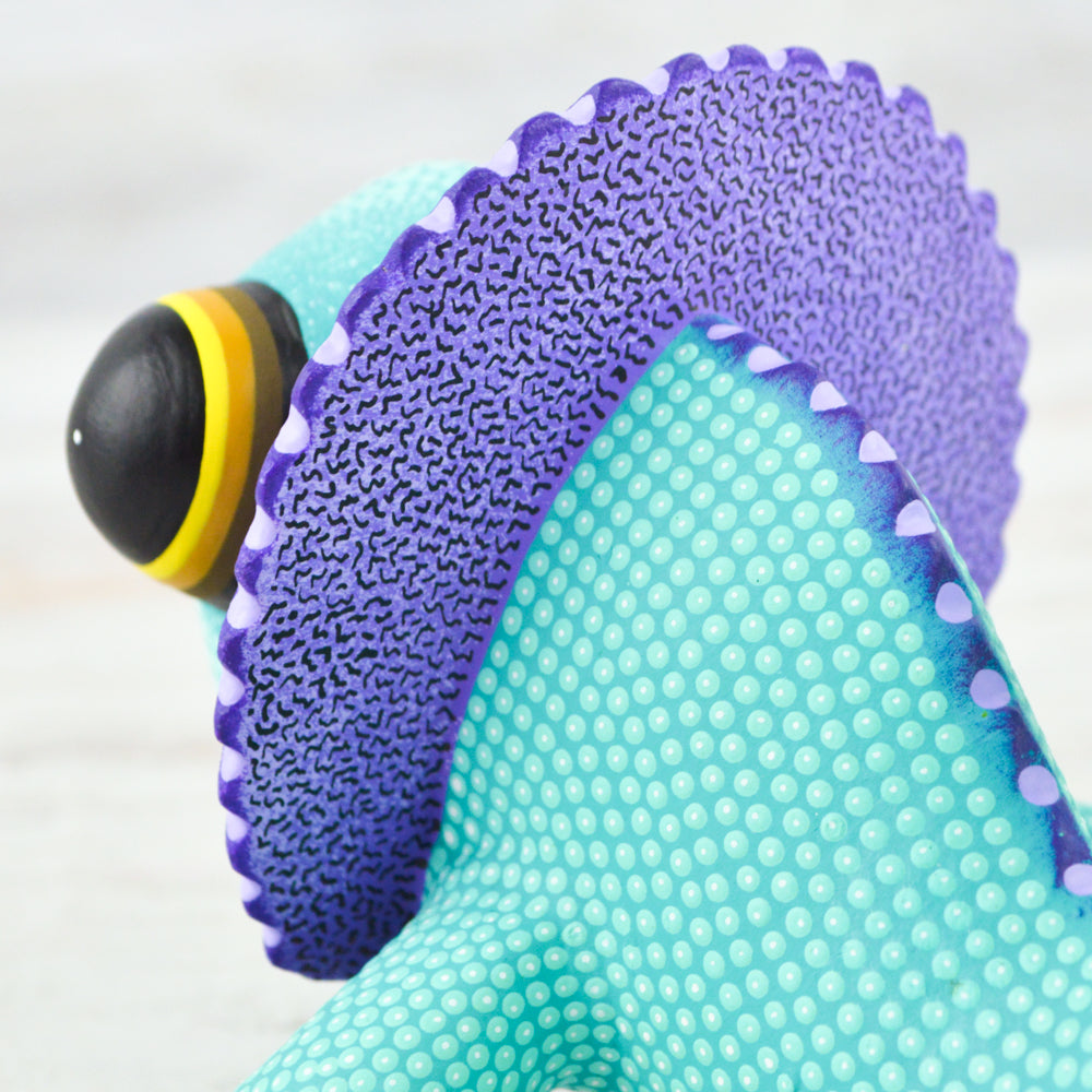 Chameleon Alebrije Wood Carving Handcrafts - Magia Mexica