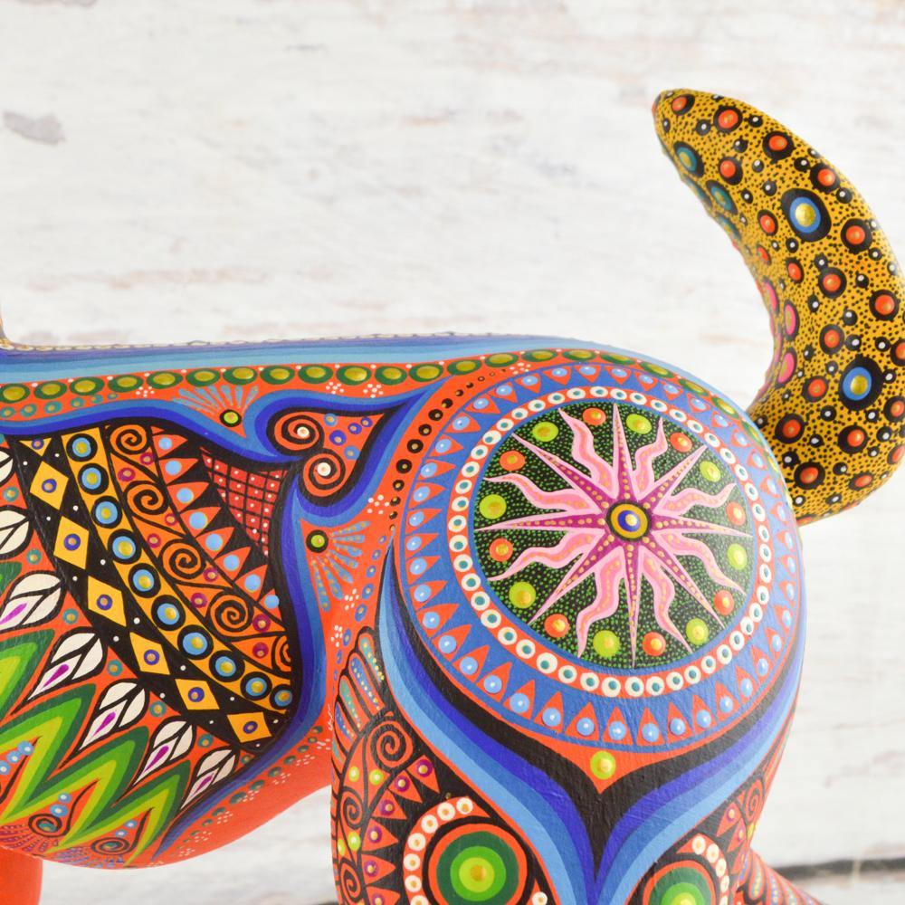 Alebrije Oaxacan Wood Carving Deer - Magia Mexica