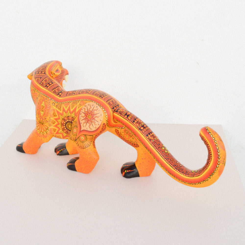 Jaguar Alebrije Oaxacan Wood Carving - magiamexica.com