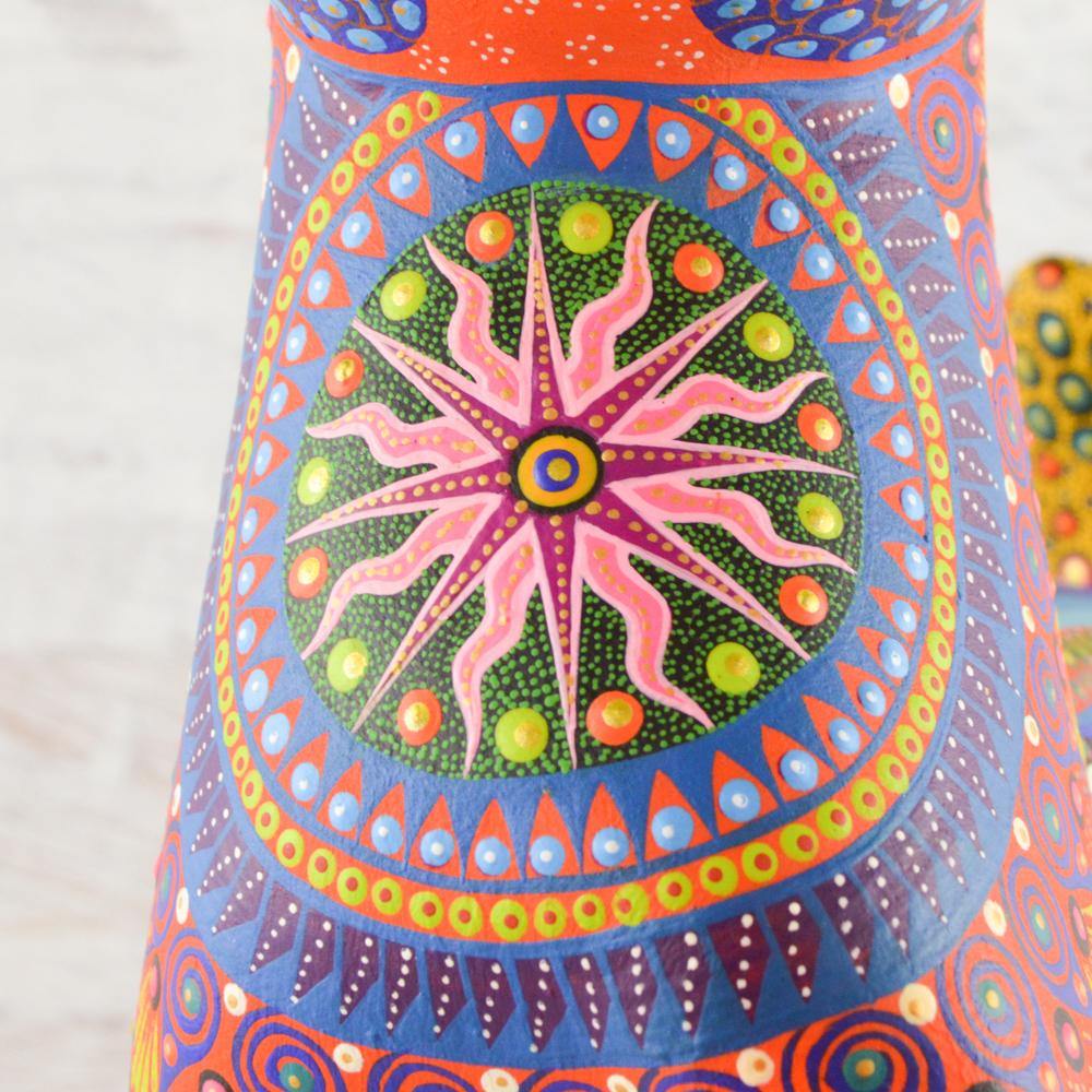 Alebrije Oaxacan Wood Carving Deer - Magia Mexica
