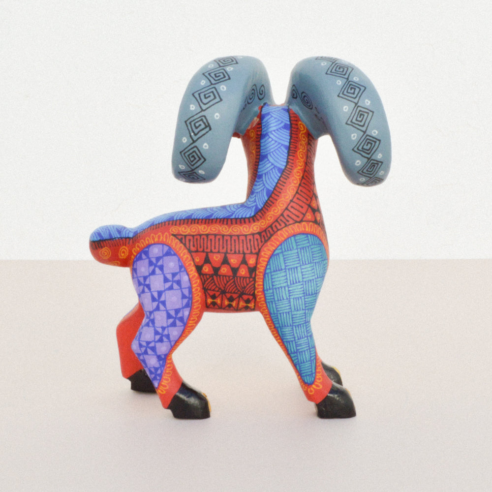 Sheep Alebrije Oaxacan Wood Carving - magiamexica.com