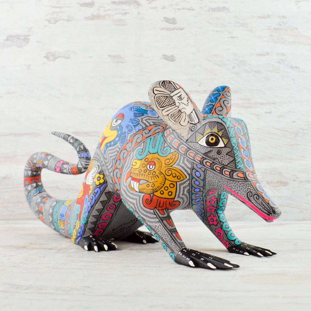 Tlacuache Alebrije Fragile Artpiece - Magia Mexica 