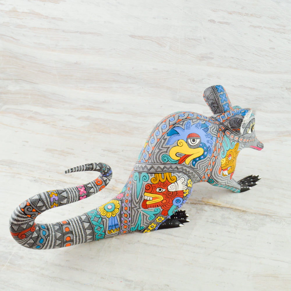 Tlacuache Alebrije Fragile Artpiece - Magia Mexica 