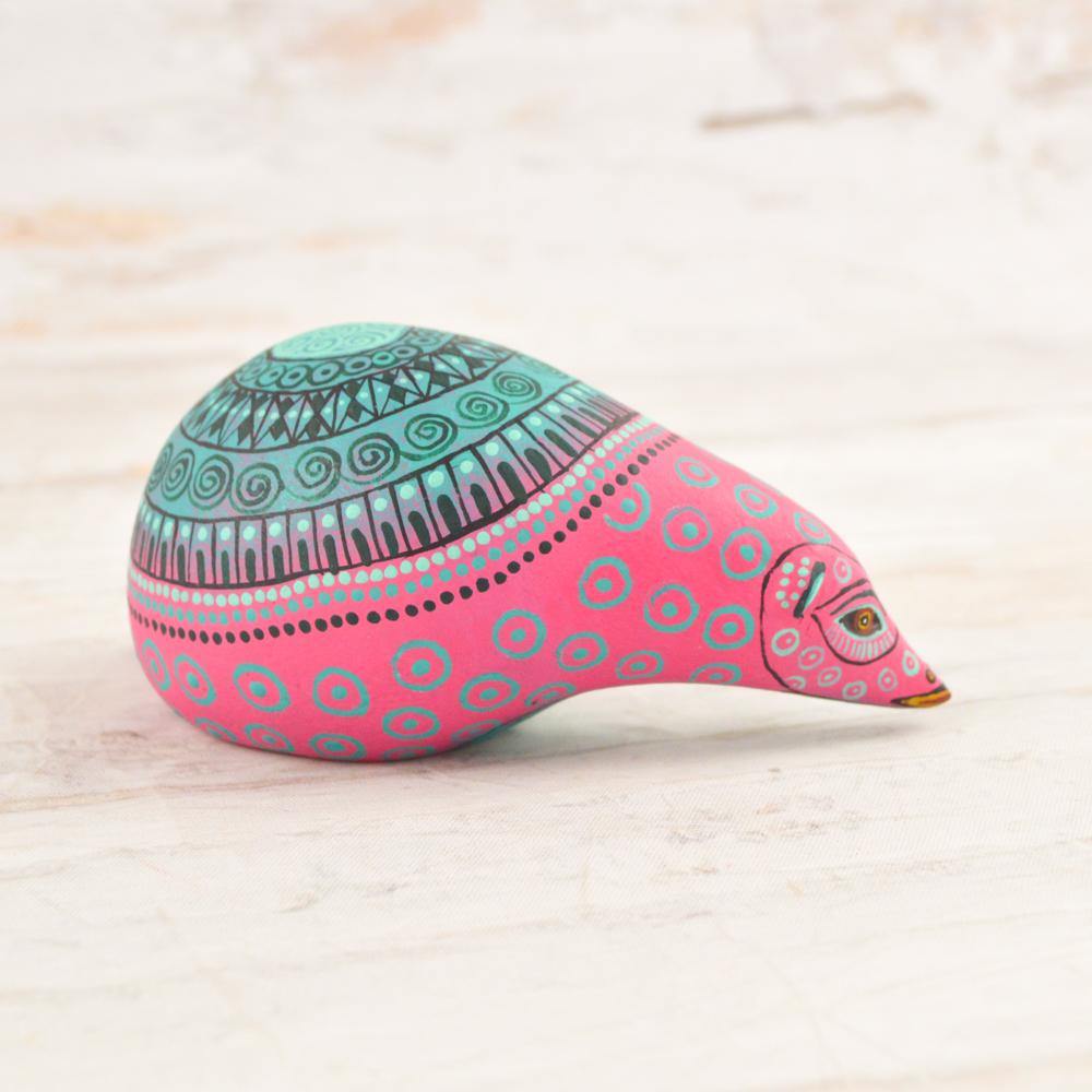 Alebrije Oaxacan Wood Carving Hedgehog- Magia Mexica