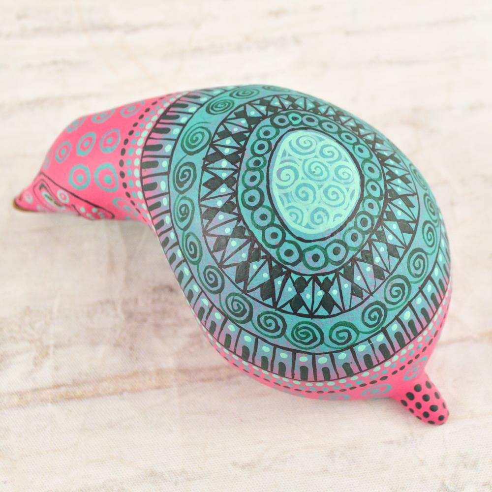 Alebrije Oaxacan Wood Carving Hedgehog- Magia Mexica
