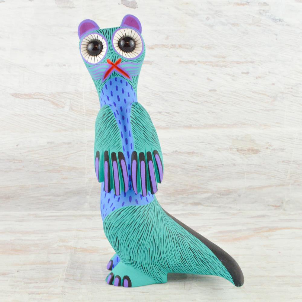 Alebrije Oaxacan Wood Carving Otter - Magia Mexica