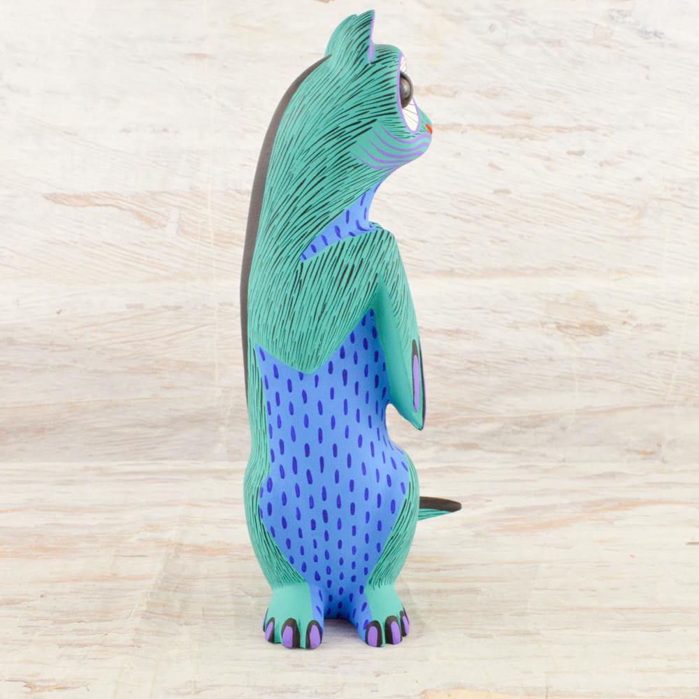 Alebrije Oaxacan Wood Carving Otter - Magia Mexica