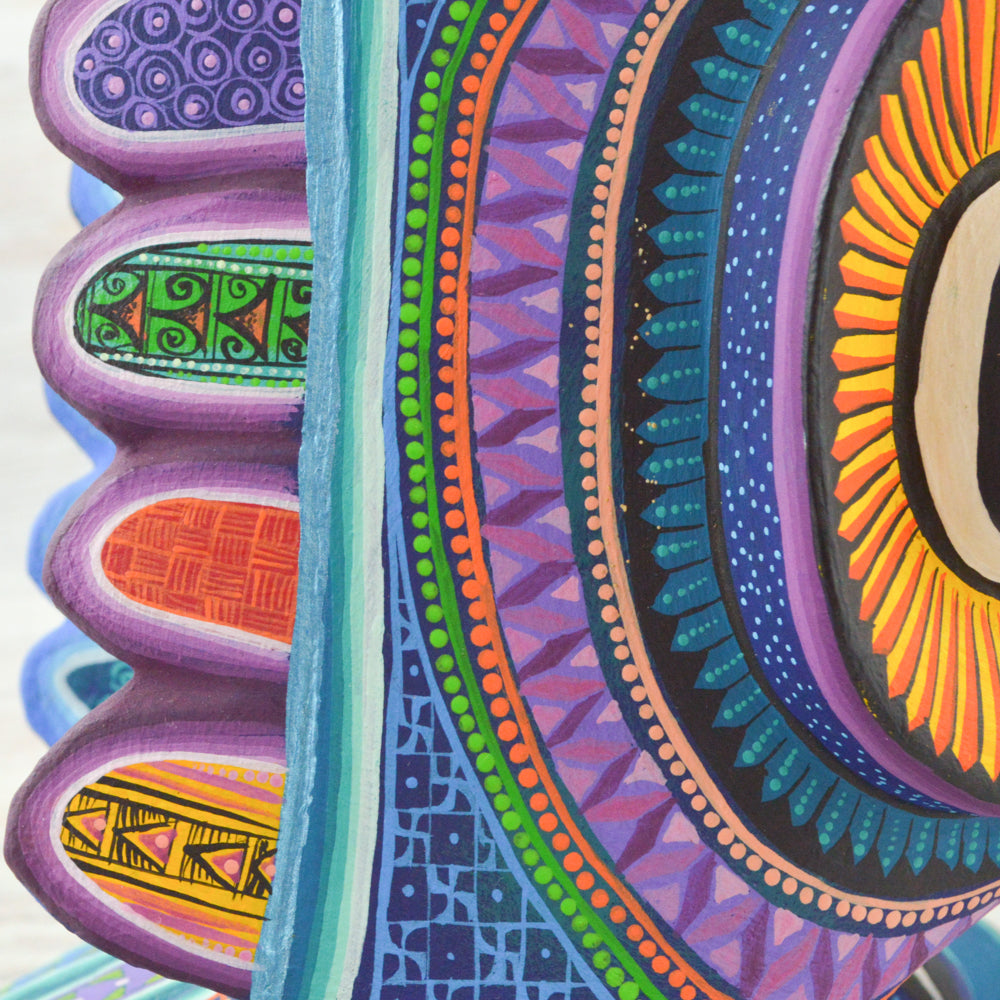 Alebrije Oaxacan Wood Carving Owl - Magia Mexica