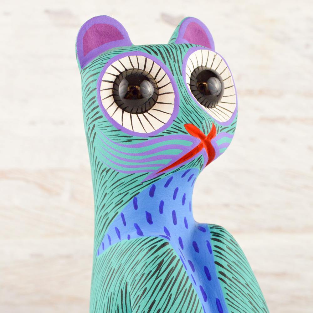 Alebrije Oaxacan Wood Carving Otter - Magia Mexica
