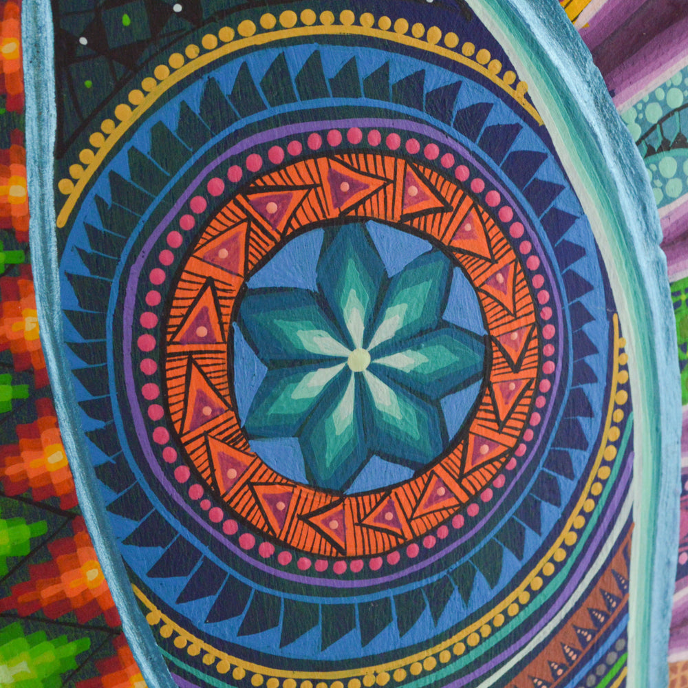 Alebrije Oaxacan Wood Carving Owl - Magia Mexica