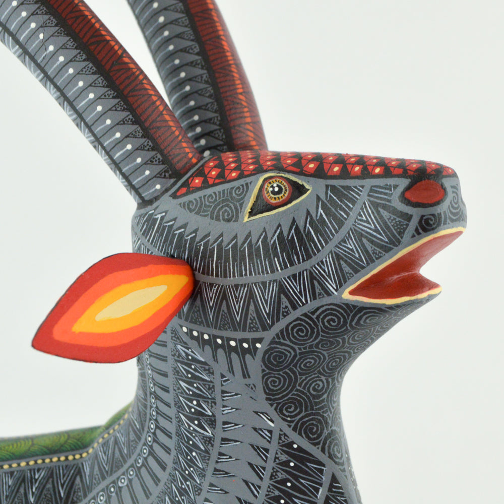 Gazelle Alebrije Oaxaca Wood Carving - magiamexica.com