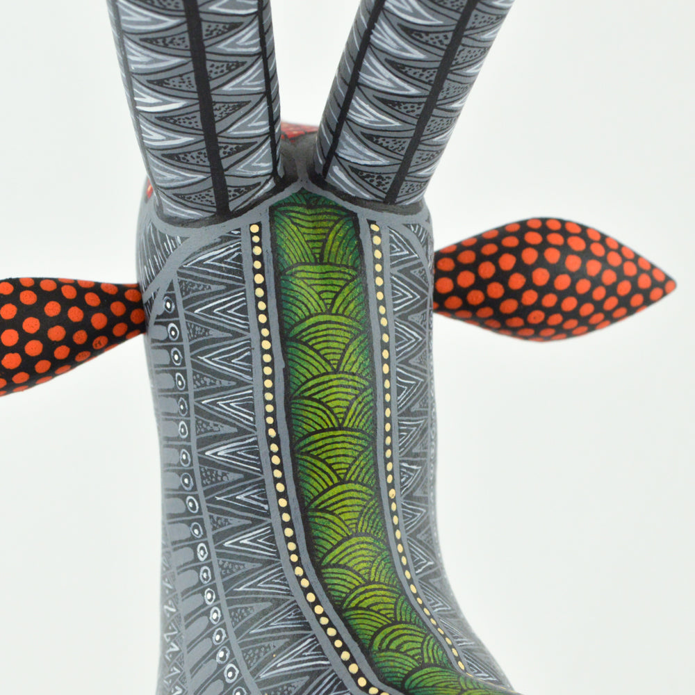 Gazelle Alebrije Oaxaca Wood Carving - magiamexica.com