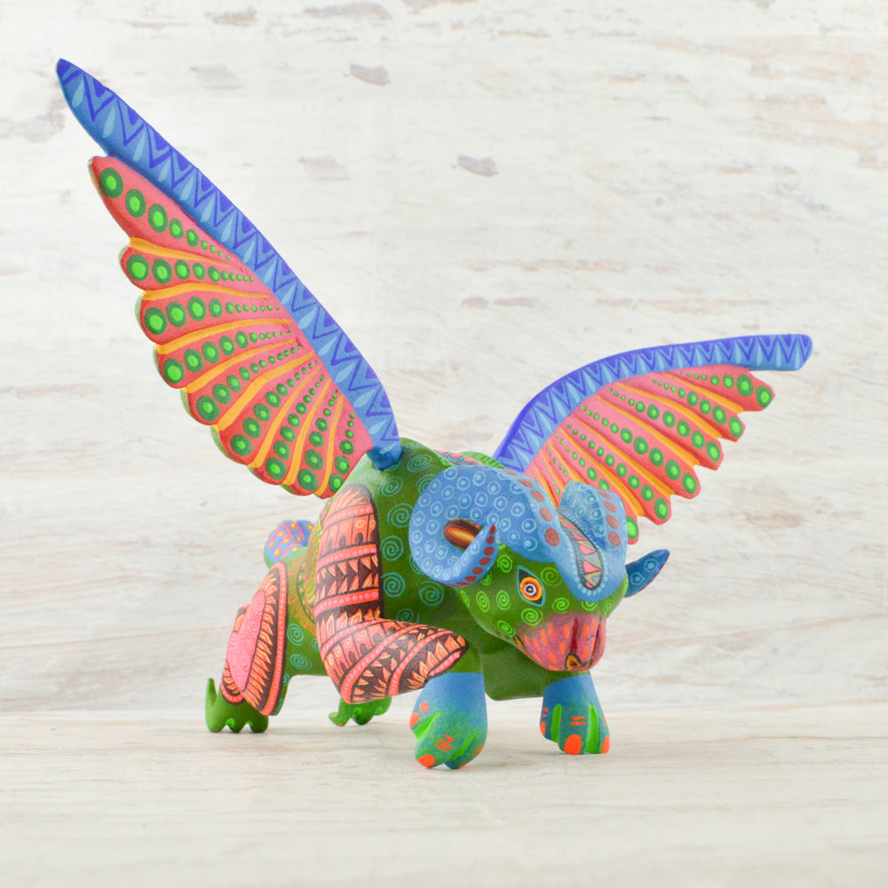 Alebrije Oaxacan Wood Carving Pepita - Magia Mexica