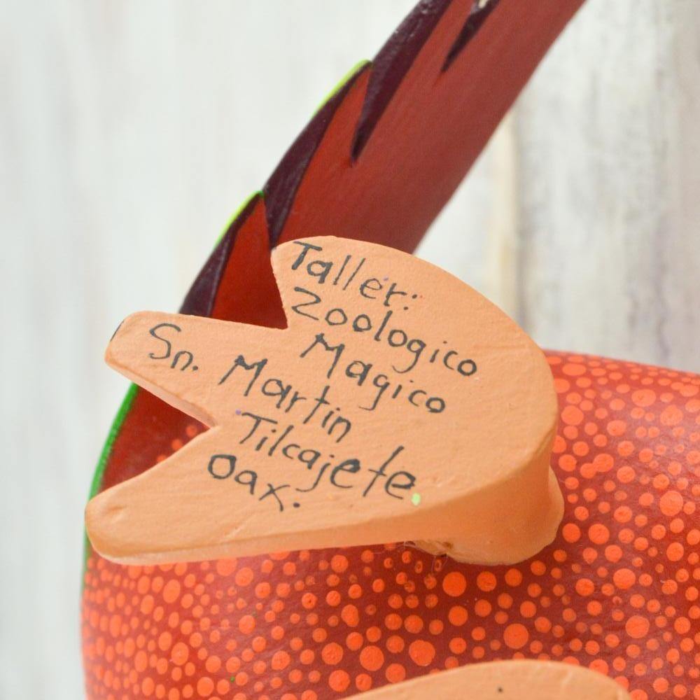 Alebrije Oaxacan Wood Carving Owl - Magia Mexica