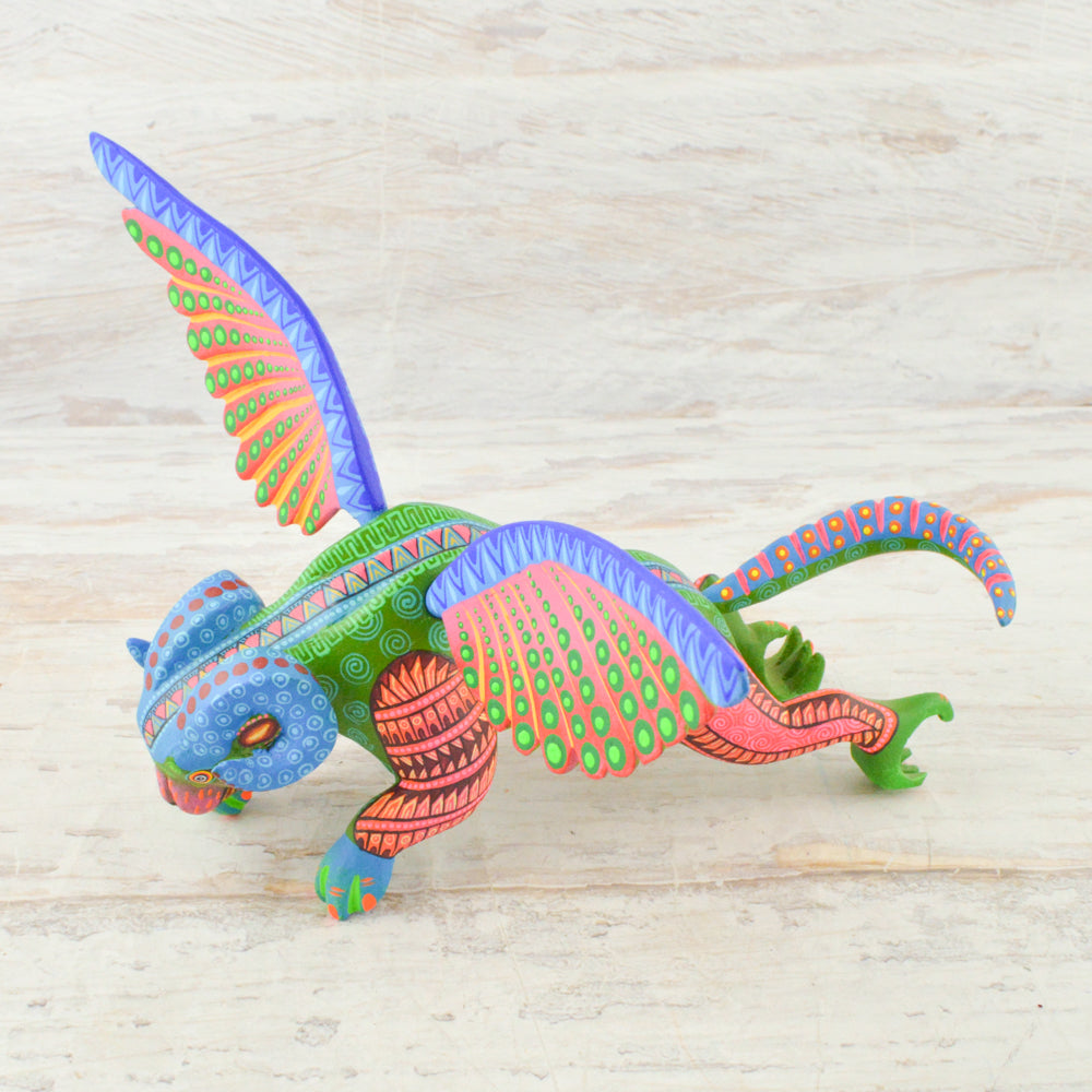 Alebrije Oaxacan Wood Carving Pepita - Magia Mexica