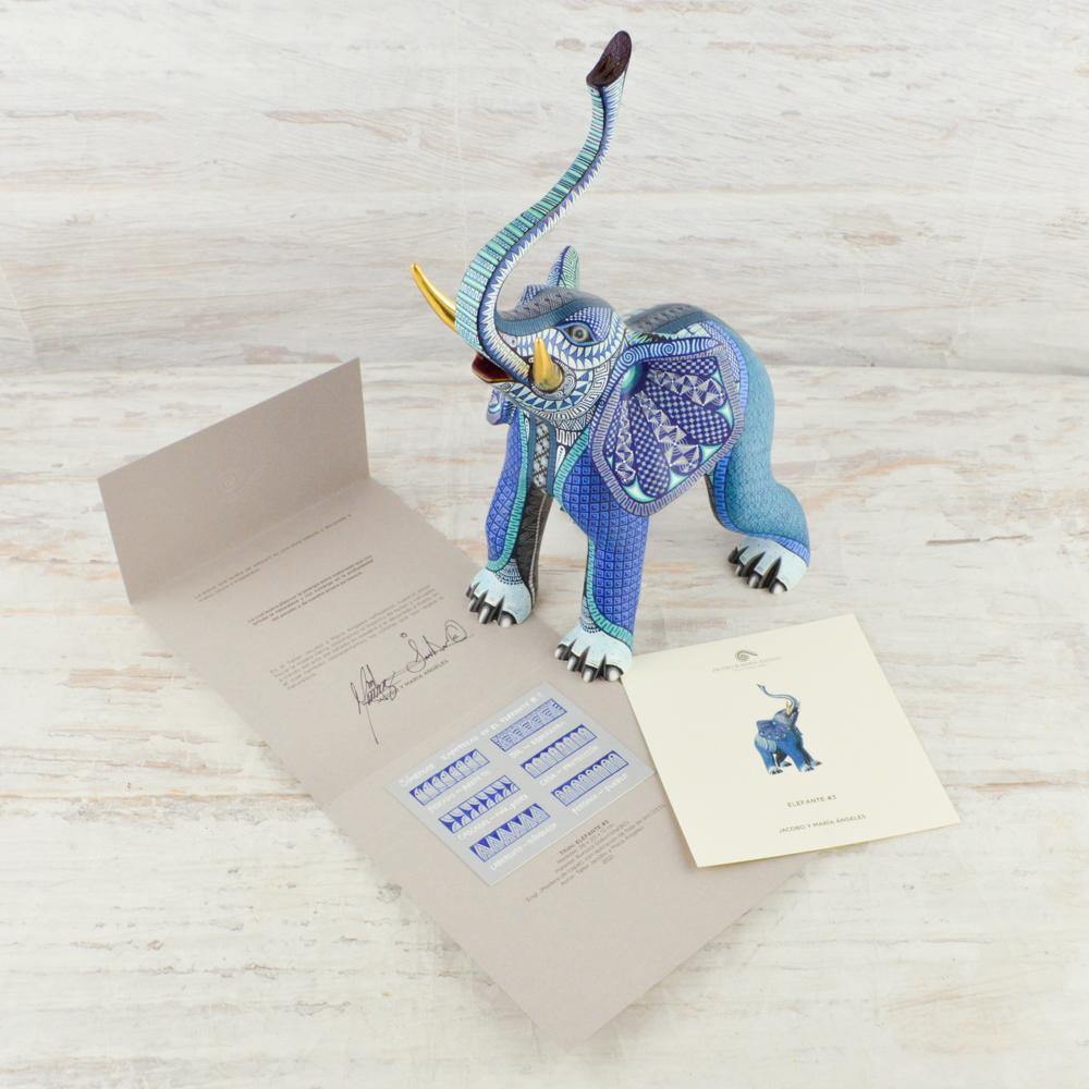 Alebrije Oaxacan Wood Carving Porcupine - Magia Mexica