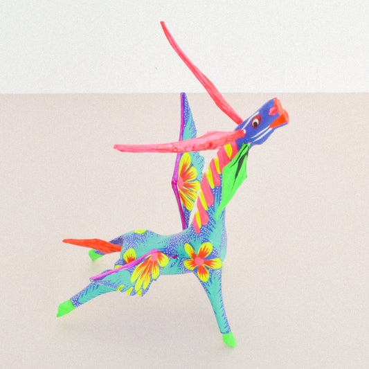 Giraffe Alebrije Oaxacan Wood Carving - magiamexica.com