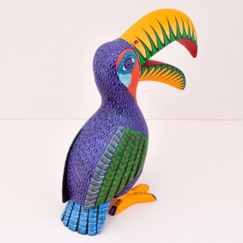 Toucan Alebrije Oaxacan Wood Carving - Magia Mexica 