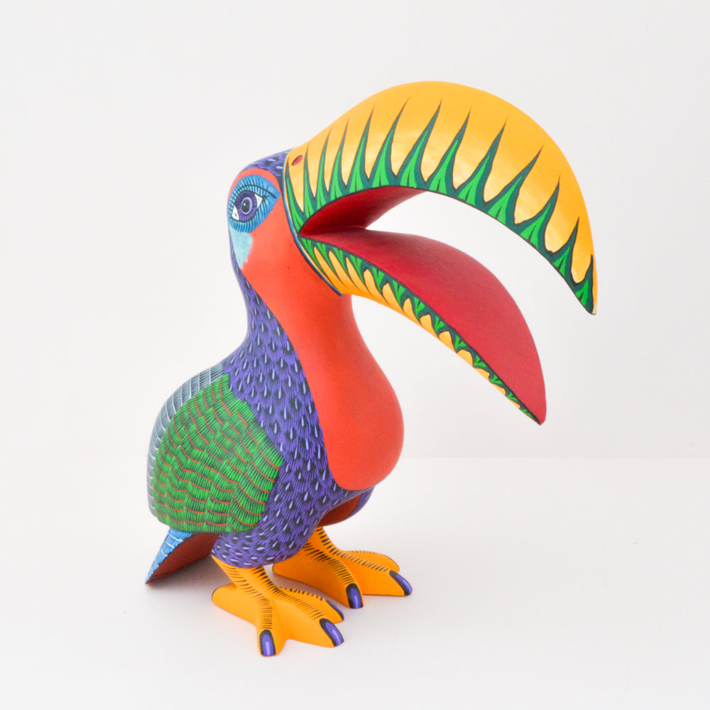 Toucan Alebrije Oaxacan Wood Carving - Magia Mexica 