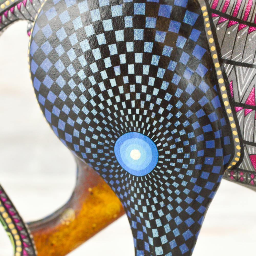 Alebrije Oaxacan Wood Carving Donkey - Magia Mexica