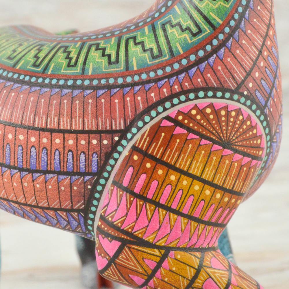 Alebrije Oaxacan Wood Carving Deer - Magia Mexica