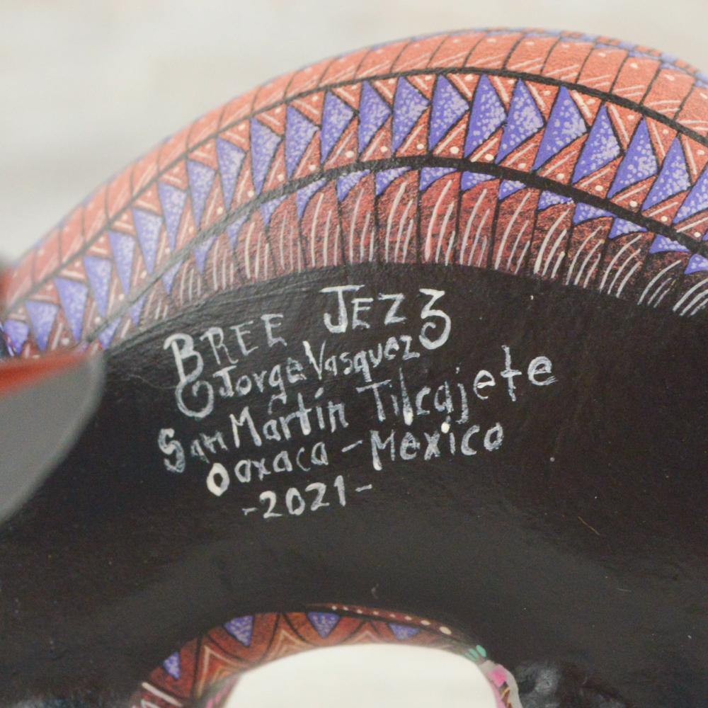 Alebrije Oaxacan Wood Carving Deer - Magia Mexica
