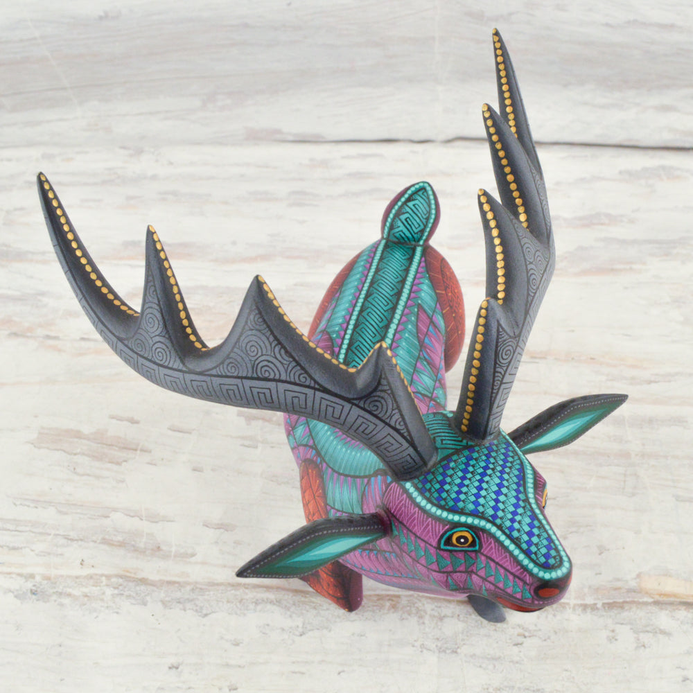Deer Alebrije Oaxacan Wood Carving - magiamexica.com