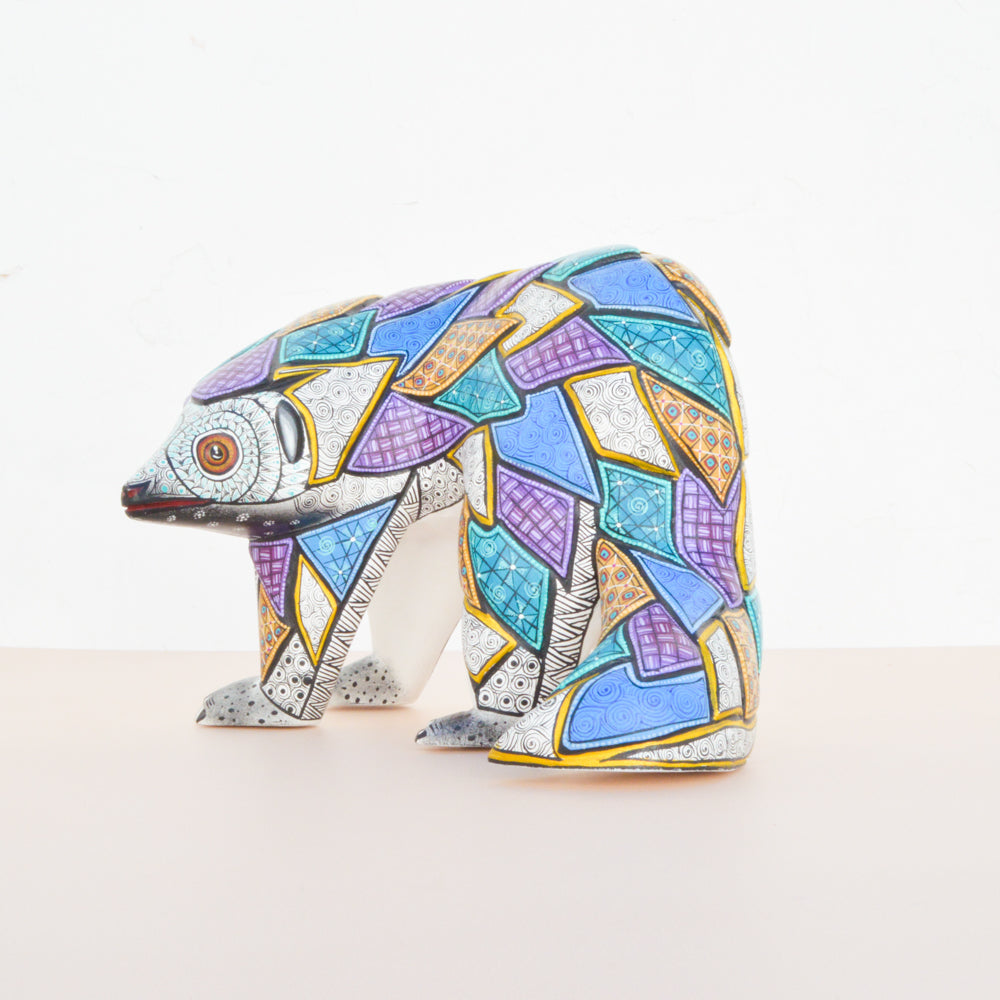 Bear Alebrije Oaxacan Wood Carving- magiamexica.com