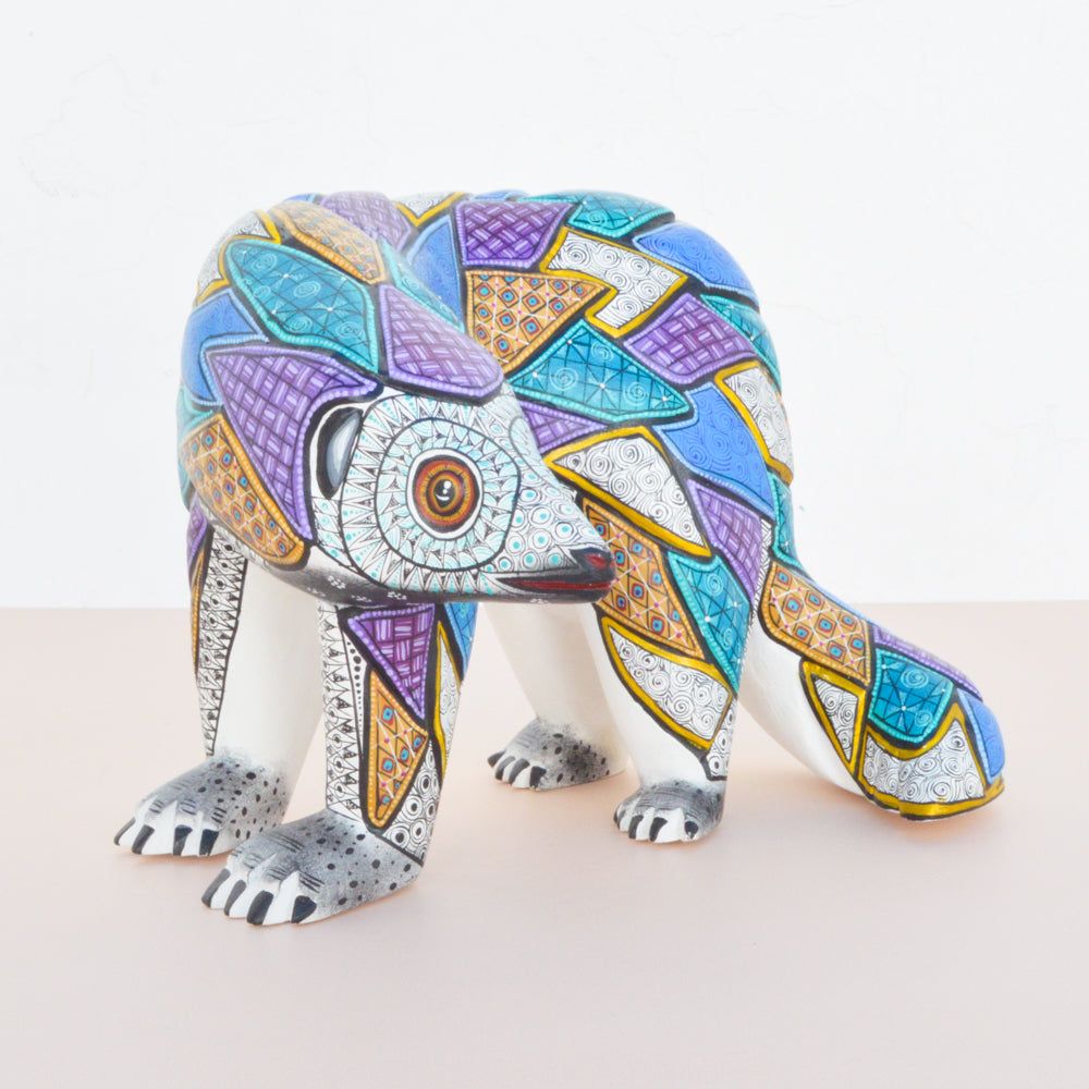 Bear Alebrije Oaxacan Wood Carving- magiamexica.com
